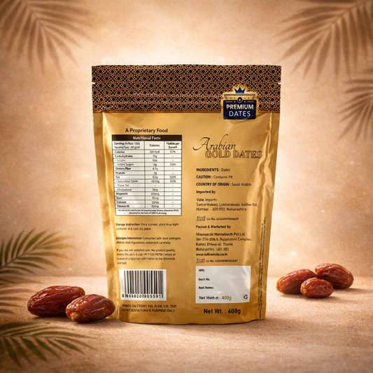 Arabian Gold Dates | Soft & Naturally Sweet