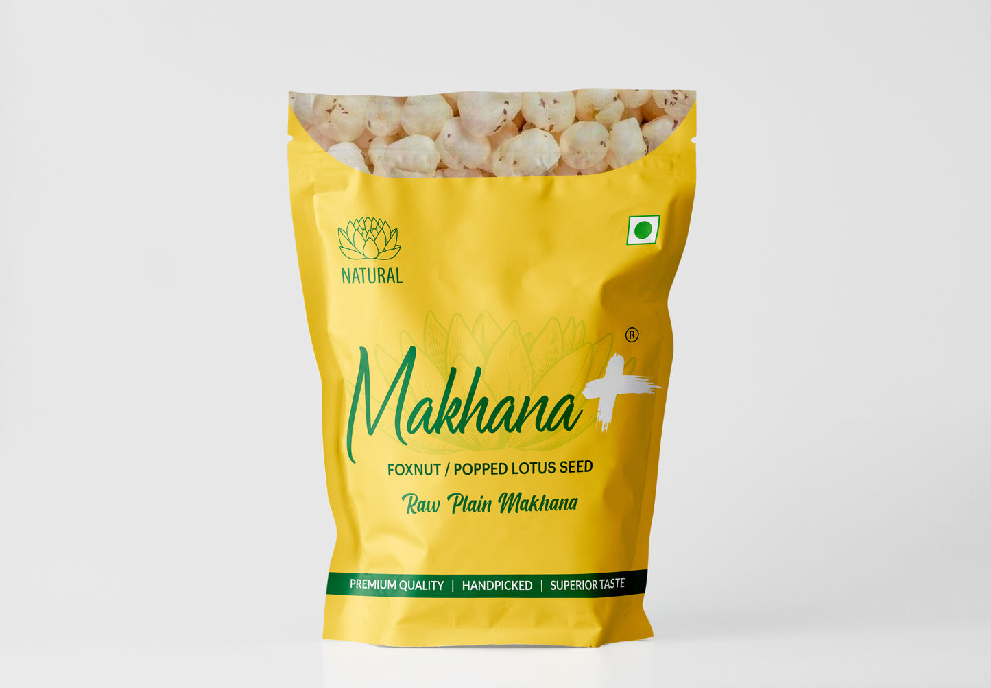 Raw Plain Makhana Plus | Premium Roasted Makhana Snack