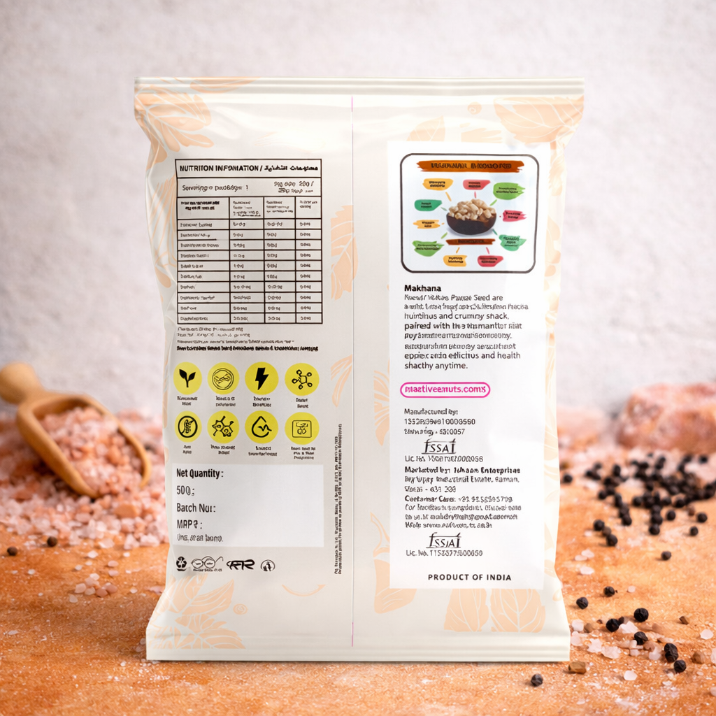 Himalayan Salt and Pepper Makhana