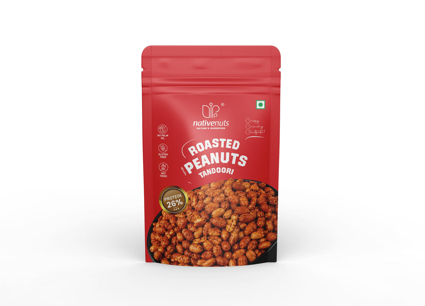 Roasted Tandoori Roasted Peanuts | Crunchy Protein Snack