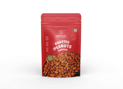 Roasted Tandoori Roasted Peanuts | Crunchy Protein Snack