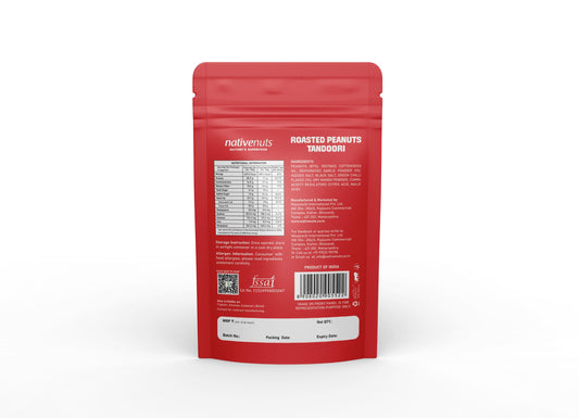 Roasted Tandoori Roasted Peanuts | Crunchy Protein Snack