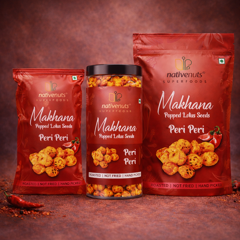 Peri Peri Makhana | Premium Roasted Makhana Snack